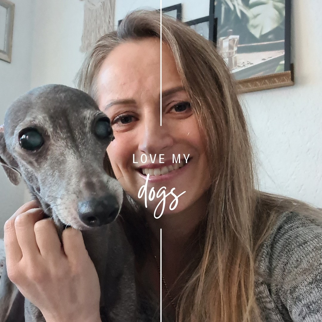 Ich mit meiner Hündin Lilo